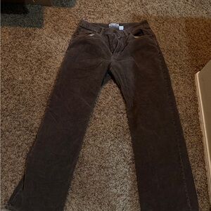 Old Navy Men's Dark Brown Corduroy Pants